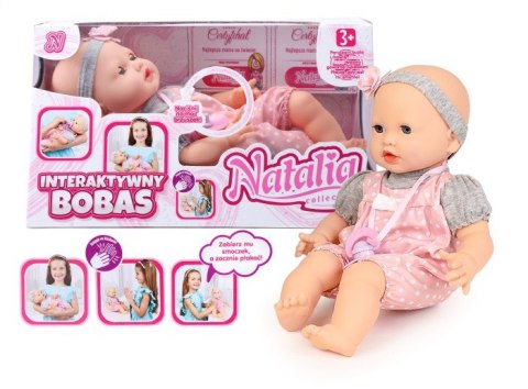Lalka Natalia Bobas mimiczny 41 cm