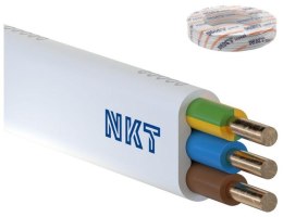 Przewód elektryczny drut płaski YDYp 450/750V 4x1,5mm2 NKT 100m