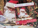 Puzzle 1000 elementów Święty Mikołaj w swoim domu