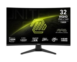 Monitor MAG 321CQF E18 31.5 cala LED/WQHD/LED/Curved/180Hz/czarny