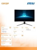 Monitor G32CQ5P 31.5 cala Zakrzywiony/WQHD/VA/170Hz