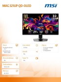Monitor MAG 321UP QD-OLED 31.5 cala UHD/LED/Flat/165Hz/czarny