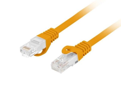 Patchcord Lanberg UTP kat.6 0,5m LSZH CU fluke passed pomarańczowy