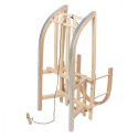 Sanki classic mini z oparciem GB159 drewno bukowe, max 100 kg