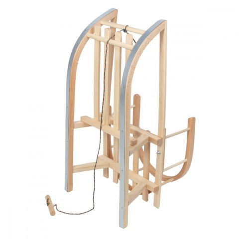 Sanki classic mini z oparciem GB159 drewno bukowe, max 100 kg