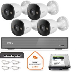 Zestaw monitoringu Imou 4x kamera PS3E-8Q0 8MP POE