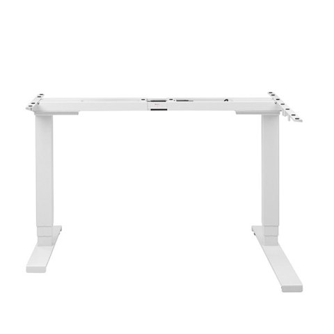 Powerton ERGO EDGE Stelaż rama biurka narożnego z elektryczną regulacją wysokości 125 kg nośność, biały