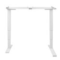 Powerton ERGO EDGE Stelaż rama biurka narożnego z elektryczną regulacją wysokości 125 kg nośność, biały