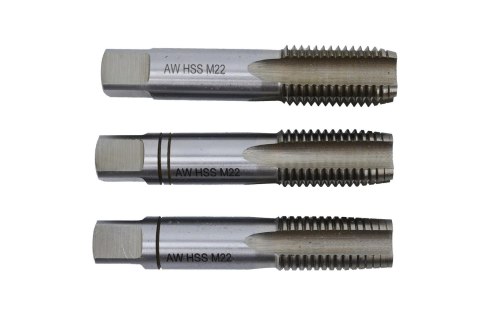 AWTOOLS GWINTOWNIK M2 HSS M 8x1,00 kpl.3szt. BLACK LINE