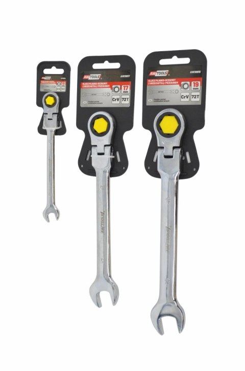 AWTOOLS KLUCZ PŁASKO-OCZKOWY Z GRZECHO. 24mm PRZEGUBOWY