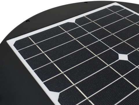 SOLARNA OPRAWA PARKOWA LED SOLUM 20W 2200LM 3000-4000K IP65 CZARNA
