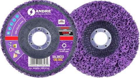 ANDRE KRĄŻEK SZLIFIERSKI CBS 125mm BALANCED - VIOLET