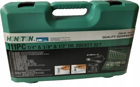 HONITON ZESTAW KLUCZY 111el.1/4"3/8"1/2