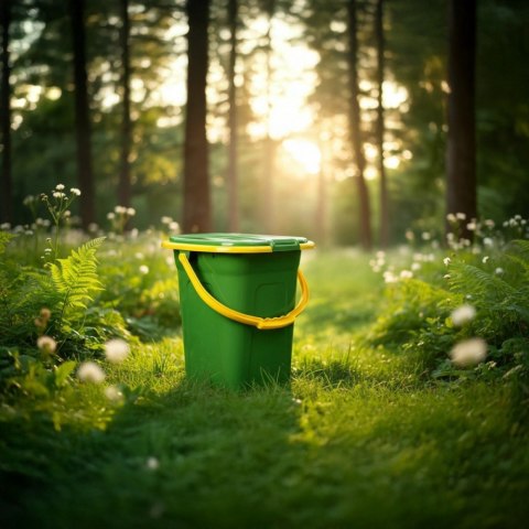 Toaleta turystyczna GB320GO ciemnozielono-pomarańczowa