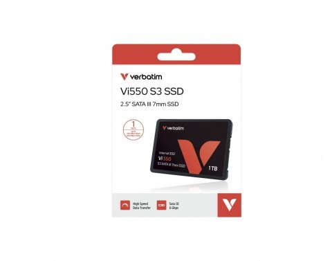 Dysk SSD wewnętrzny 1TB SATA III Czarny