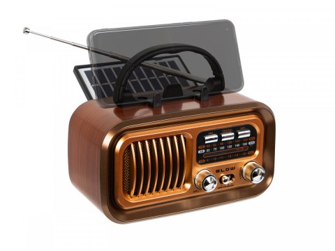 Radio przenośne analogowe AM/FM RA16 solarne