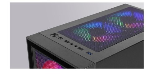 Obudowa MARS MC-AIR BLACK ATX 4x FRGB fan