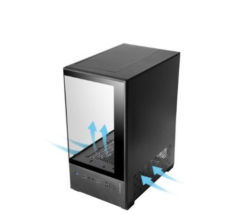 Obudowa MARS MC-SE2 BLACK microATX