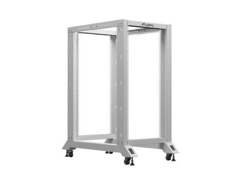 Stojak Open Rack 19" Lanberg 22U 600x1000 szary