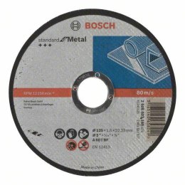 BOSCH TARCZA MET.125mm x 1,6mm x 22mm STANDARD FOR METAL