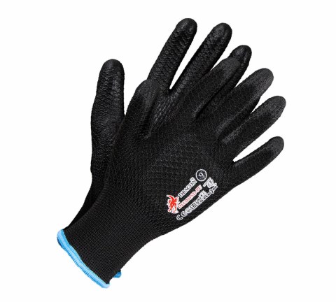 RĘKAWICE ROBOCZE DRAGON PU ROZ- 10 CZARNE