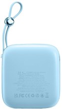 Powerbank Joyroom Jelly Series JR-L002 10000mAh 22.5W PD QC z kablem 1x USB-A 1x USB-C niebieski