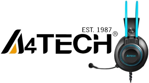 Słuchawki przewodowe A4tech FStyler FH200i niebieski