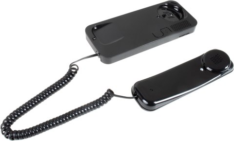 DOMOFON CYFRAL COSMO 1-LOKATORSKI KASETA CZARNA/UNIFON CZARNY