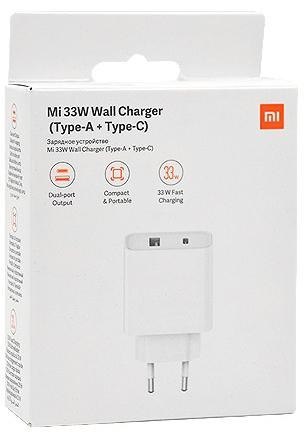 Ładowarka sieciowa Xiaomi 33W Mi Wall Charger (Type-A+Type-C)