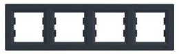 Ramka poczwórna 4-krotna Schneider Asfora EPH5800471 antracyt