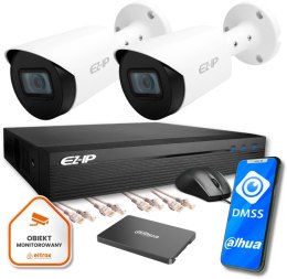 Zestaw monitoringu IP Ultra 2B EZ-IP by Dahua 2 kamer FullHD SSD1TB EZI-B120-F2
