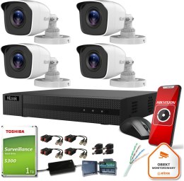 Zestaw monitoringu Hilook 4 kamer 5MPx TVICAM-B5M z dyskiem 1TB