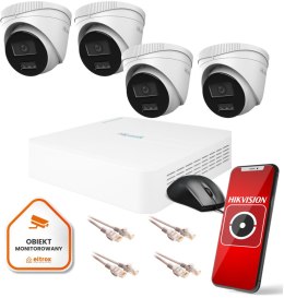 Zestaw monitoringu Hilook by Hikvision 4 kamery 4Mpx IPCAM-T4-30DL