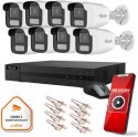 Zestaw monitoringu Hilook by Hikvision 8 kamer IP IPCAM-B2-50DL